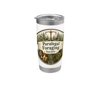 Diseño de la ley de caza de hongos de la Sociedad Paralegal de Búsqueda de Hongos Vaso térmico de acero inoxidable de doble pared