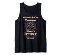 Diseño de la masonería del Templo de Salomón del Hijo de la Viuda Camiseta sin Mangas