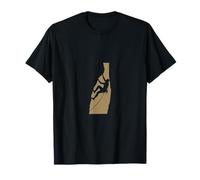 Diseño de la naturaleza de escalada - silueta de pared de Camiseta