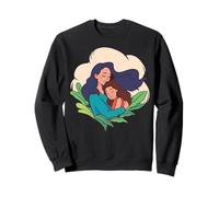Diseño de la naturaleza del abrazo de la madre Sudadera