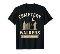 Diseño de la puerta lunar de la asociación de caminantes del cementerio Camiseta