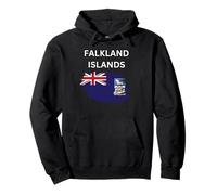 Diseño de las Islas Malvinas Sudadera con Capucha