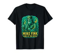 Diseño de Leyenda de Mike Fink King of The River American Frontier Camiseta
