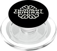 Diseño de Libertad Criminal de Pensamiento para libertarios anarquistas PopSockets PopGrip para MagSafe