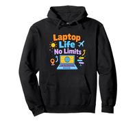Diseño de Libertad sin límites de Vida portátil Sudadera con Capucha