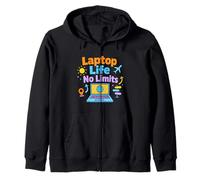 Diseño de Libertad sin límites de Vida portátil Sudadera con Capucha