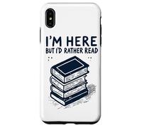 Diseño de libro retro para libro nerd y bibliófilos Carcasa para iPhone XS Max