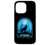Diseño de Lobo aullador de Wyoming Carcasa para iPhone 14 Pro MAX