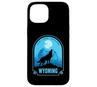 Diseño de Lobo aullador de Wyoming Carcasa para iPhone 15
