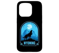 Diseño de Lobo aullador de Wyoming Carcasa para iPhone 15 Pro