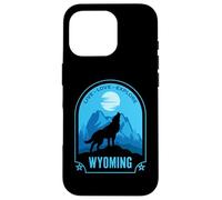 Diseño de Lobo aullador de Wyoming Carcasa para iPhone 16 Pro