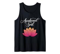 Diseño de loto de alma despierta Camiseta sin Mangas