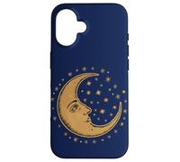 Diseño de Luna Bohemia | Elegancia Lunar Celestial Carcasa para iPhone 16
