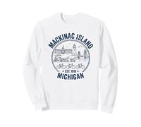Diseño de Mackinac Island Up North Michigan Sudadera