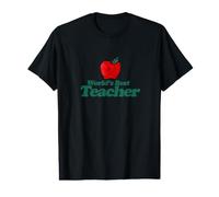 Diseño de Manzana roja del Mejor Maestro del Mundo Camiseta gráfica económica