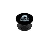Diseño de Mapache I Need More Space Coffee Moon PopSockets PopGrip Adhesivo