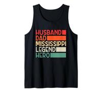 Diseño de Marido y Padre de un héroe de Mississippi Camiseta sin Mangas