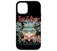 Diseño de máscara Tide & Spirit Yokai Ocean Carcasa para iPhone 12/12 Pro