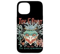 Diseño de máscara Tide & Spirit Yokai Ocean Carcasa para iPhone 15