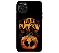 Diseño de Maternidad Little Pumpkin On The Way Fall Carcasa para iPhone 11 Pro MAX