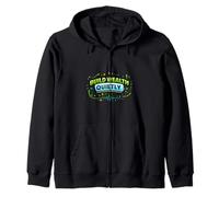 Diseño de mentalidad de disciplina de Crecimiento de Riqueza silenciosa Sudadera con Capucha