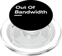 Diseño de mentalidad de Humor seco mínimo Fuera de Ancho de Banda PopSockets PopGrip para MagSafe