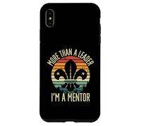 Diseño de Mentor Líder Scout para Scouts Camping Scouting Carcasa para iPhone XS Max