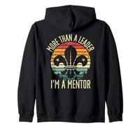 Diseño de Mentor Líder Scout para Scouts Camping Scouting Sudadera con Capucha