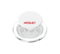 Diseño de Merlot con Nombre de Gato: ¡Todo lo Que Necesitas es Amor! PopSockets PopGrip para MagSafe
