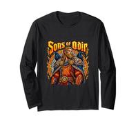 Diseño de mitología de Guerrero nórdico de Sons of Odin Manga Larga