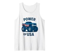 Diseño de Monster Truck Power of USA Camiseta sin Mangas