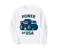 Diseño de Monster Truck Power of USA Sudadera
