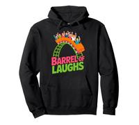 Diseño de montaña Rusa Barril de Risas Sudadera con Capucha
