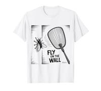 Diseño de Moscas en una Pared, Divertido para niños y Profesores Camiseta