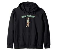 Diseño de motivación de Camino Personal Walk Your Way Sudadera con Capucha