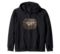 Diseño de motivación de molienda Implacable Sudadera con Capucha