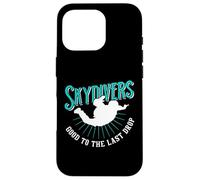 Diseño de motivación de paracaidismo de última gota para un paracaidista Carcasa para iPhone 16 Pro