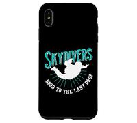 Diseño de motivación de paracaidismo de última gota para un paracaidista Carcasa para iPhone XS Max