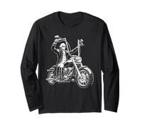 Diseño de Motocicleta del Presidente George Washington Manga Larga