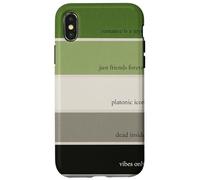 Diseño de muestra de pintura romántica demasiado gris para el romance Carcasa para iPhone X/XS
