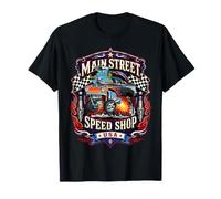 Diseño de Muscle Car Hotrod de Main Street Speed Shop USA Camiseta