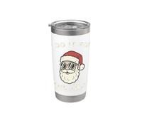 Diseño de Navidad I Do It For The Ho's Divertido Vaso térmico de acero inoxidable de doble pared