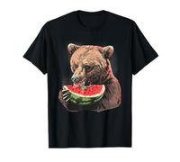 Diseño de oso de sandía para amantes de la sandía Camiseta
