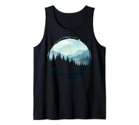 Diseño de Paisaje, montaña, Naturaleza, árboles y bosques Camiseta sin Mangas