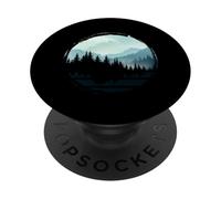 Diseño de Paisaje, montaña, Naturaleza, árboles y bosques PopSockets PopGrip Adhesivo