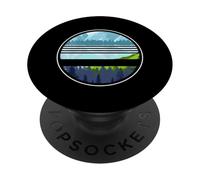 Diseño de Paisaje, montaña, Naturaleza, árboles y bosques PopSockets PopGrip Adhesivo