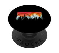 Diseño de Paisaje, montaña, Naturaleza, árboles y bosques PopSockets PopGrip Adhesivo