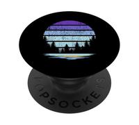 Diseño de Paisaje, montaña, Naturaleza, árboles y bosques PopSockets PopGrip Adhesivo