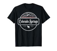 Diseño de Paisaje Urbano de montaña de Colorado Springs Camiseta