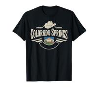 Diseño de Paisaje Urbano de montaña de Colorado Springs Camiseta